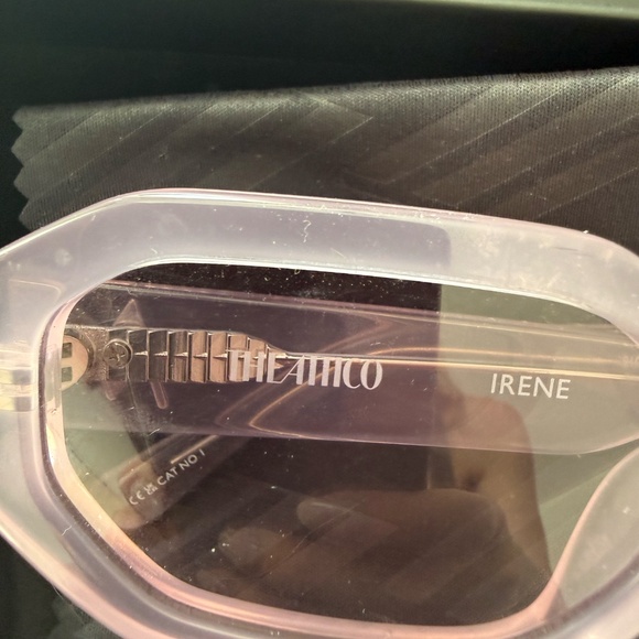 THE ATTICO X Linda Farrow Irene Sunglasses in Pink/PurpleSilver With Case main image 5